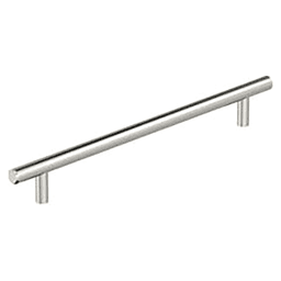 8-13/16" Bar Pulls Cabinet Pull, Polished Nickel Main - Image