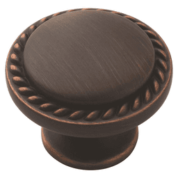 Amerock 1-3/16" Allison &trade; Value Mushroom Knob in Oil-Rubbed Bronze Finish on Cabinet Door