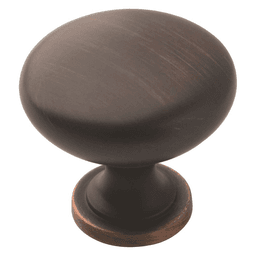 Amerock 1-1/4" Allison&trade; Value Mushroom Knob in Oil-Rubbed Bronze Finish on white background