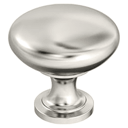 1-1/4" Edona Cabinet Knob Polished Nickel Main - Image