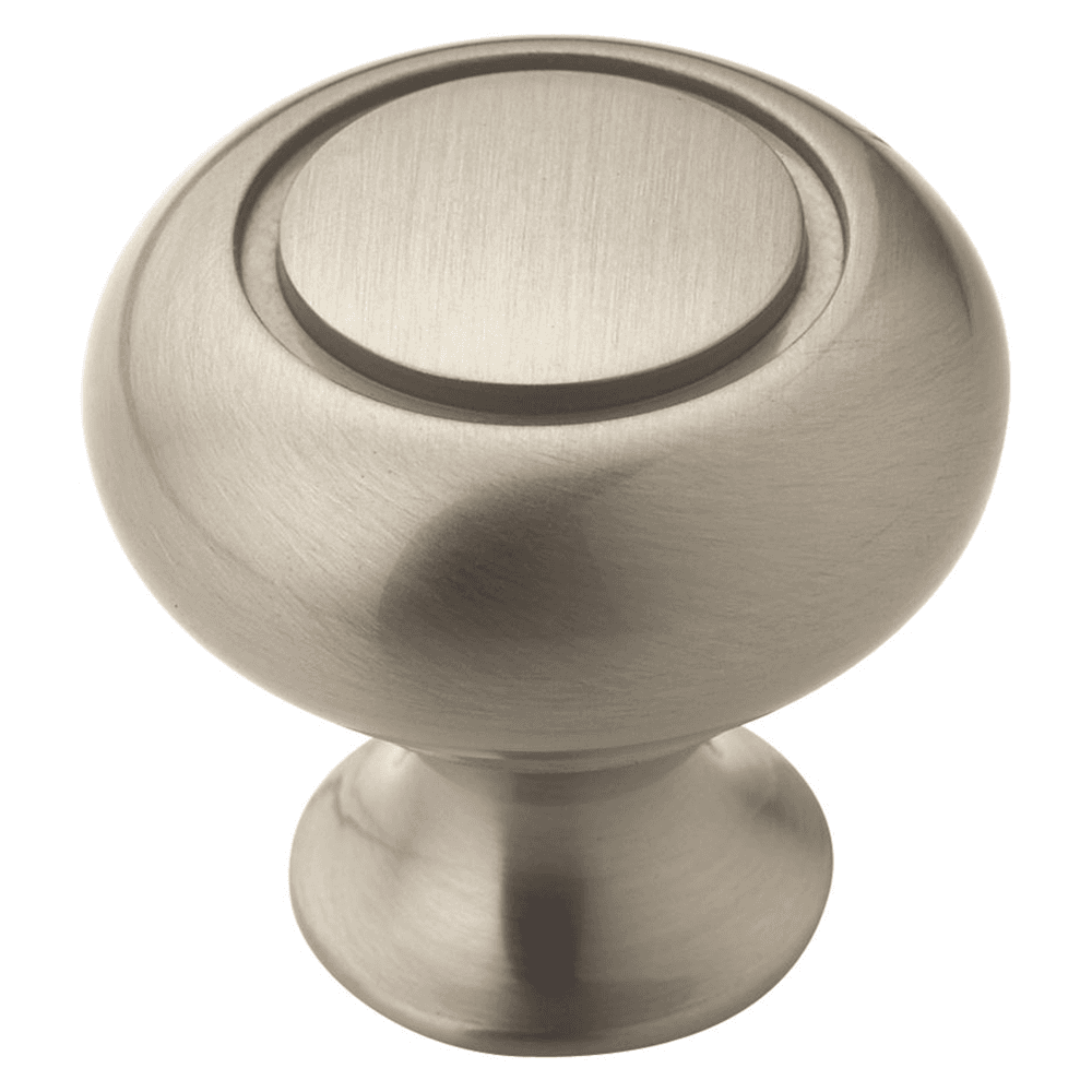 1-1/4" Length Satin Nickel Finish Cabinet Knob - Amerock Allison&trade; Value Collection