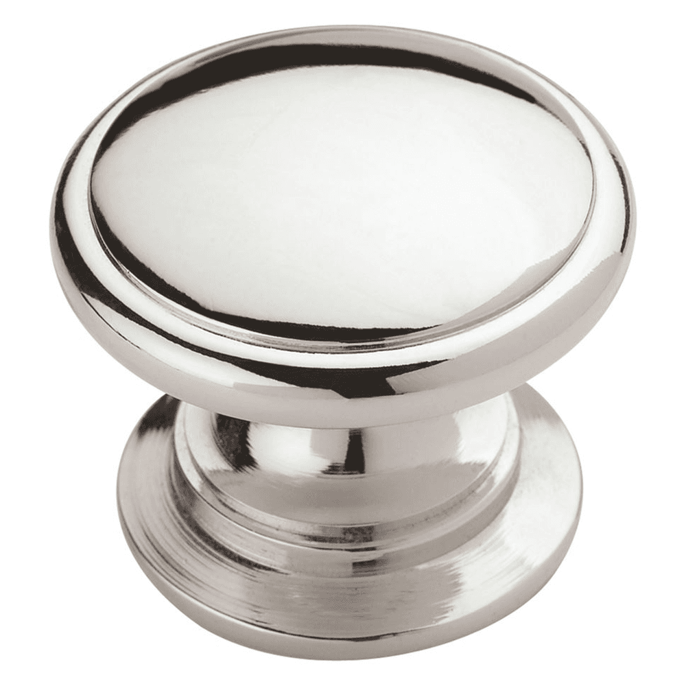 Amerock 1-1/4" Allison&trade; Value Mushroom Knob in Polished Chrome with 1-1/4" Length for Cabinet and Furniture