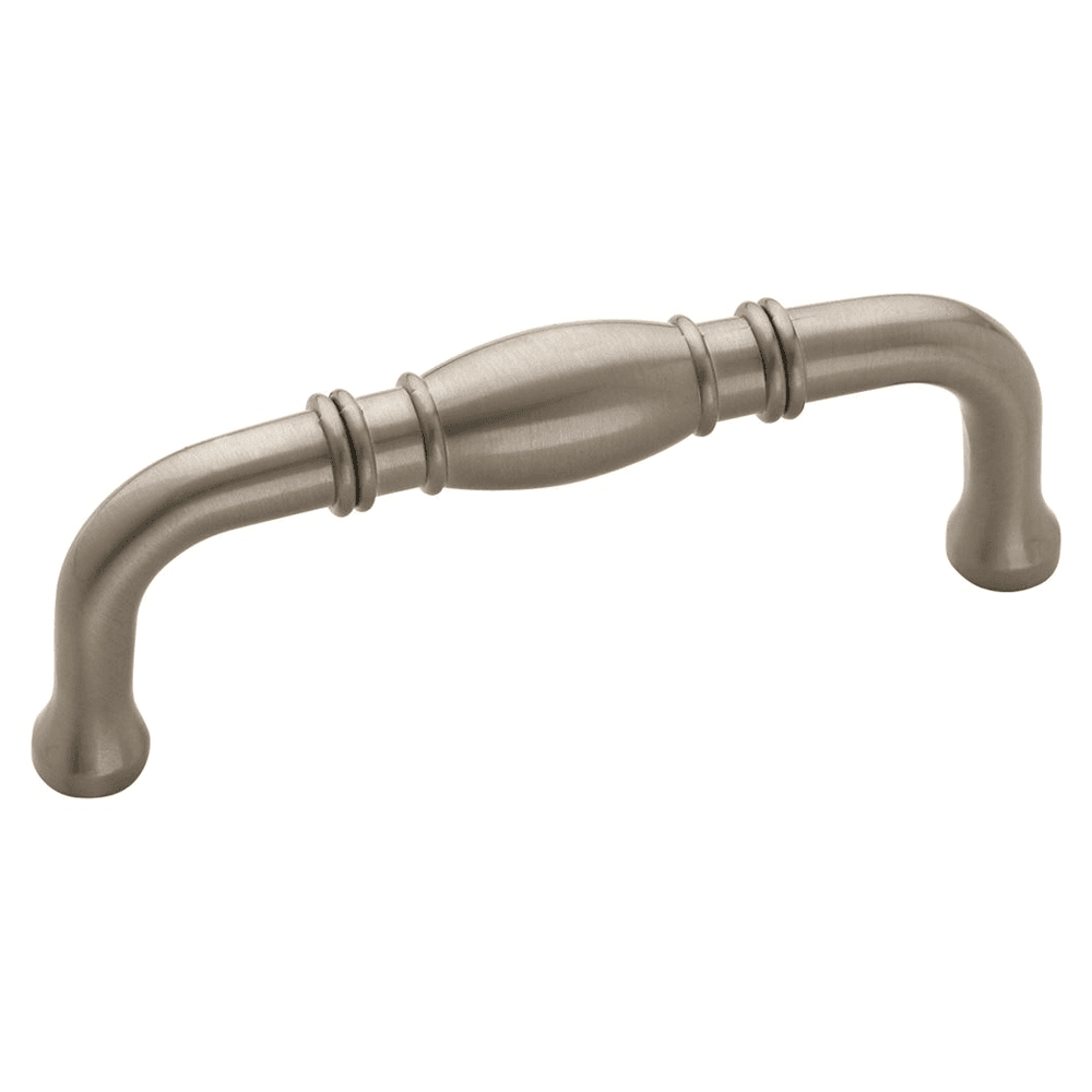 Amerock 3" Granby Handle Pull in Satin Nickel on kitchen cabinet doors