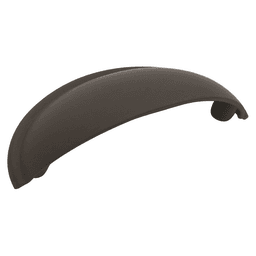 Amerock 2-1/2" Allison&trade; Value Cup Pull in Flat Black, Kitchen Cabinet Hardware