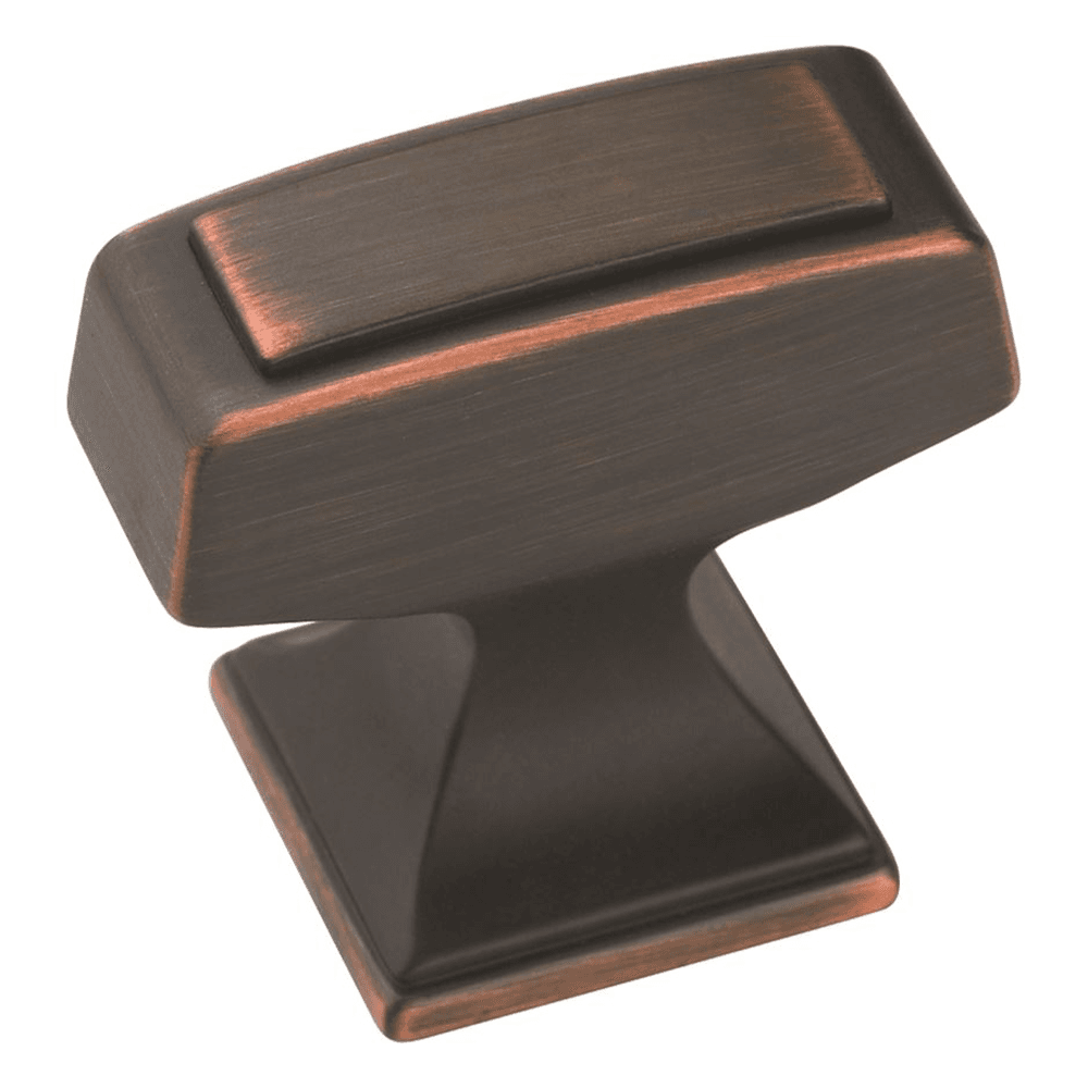 Amerock 1-1/4" Mulholland&trade; T-Knob in Oil-Rubbed Bronze on Dresser Drawer