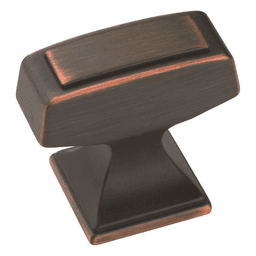 Amerock 1-1/4" Mulholland&trade; T-Knob in Oil-Rubbed Bronze on Dresser Drawer