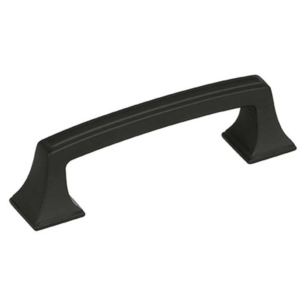 Amerock 3" Mulholland Handle Pull in Black Bronze for modern cabinets.
