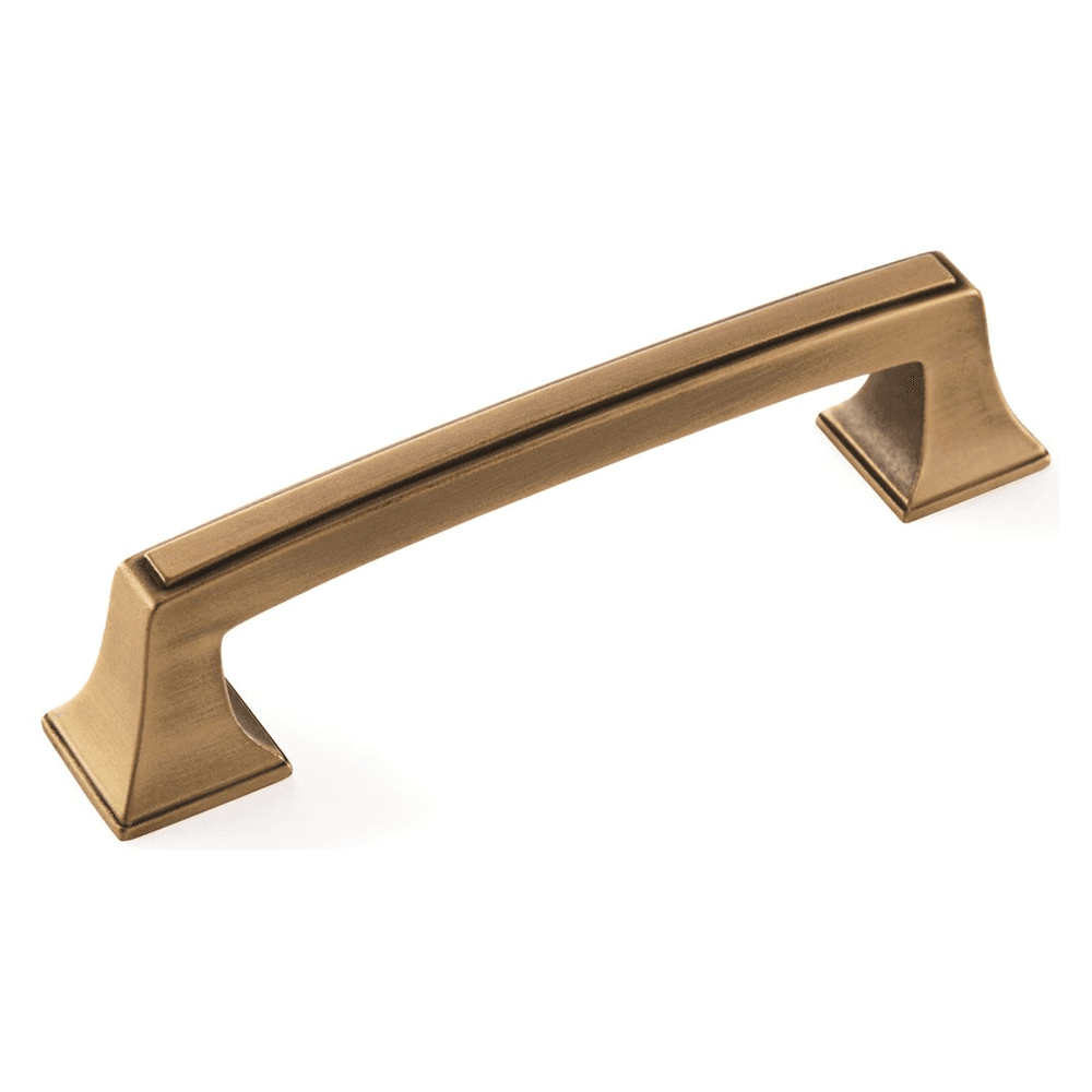 Amerock 96mm Mulholland&trade; Handle Pull in Gilded Bronze - Front View