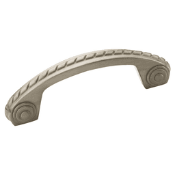 Close-up of Oil-Rubbed Bronze 3" Allison&trade; Value Hardware Rope Scroll Pull by Amerock