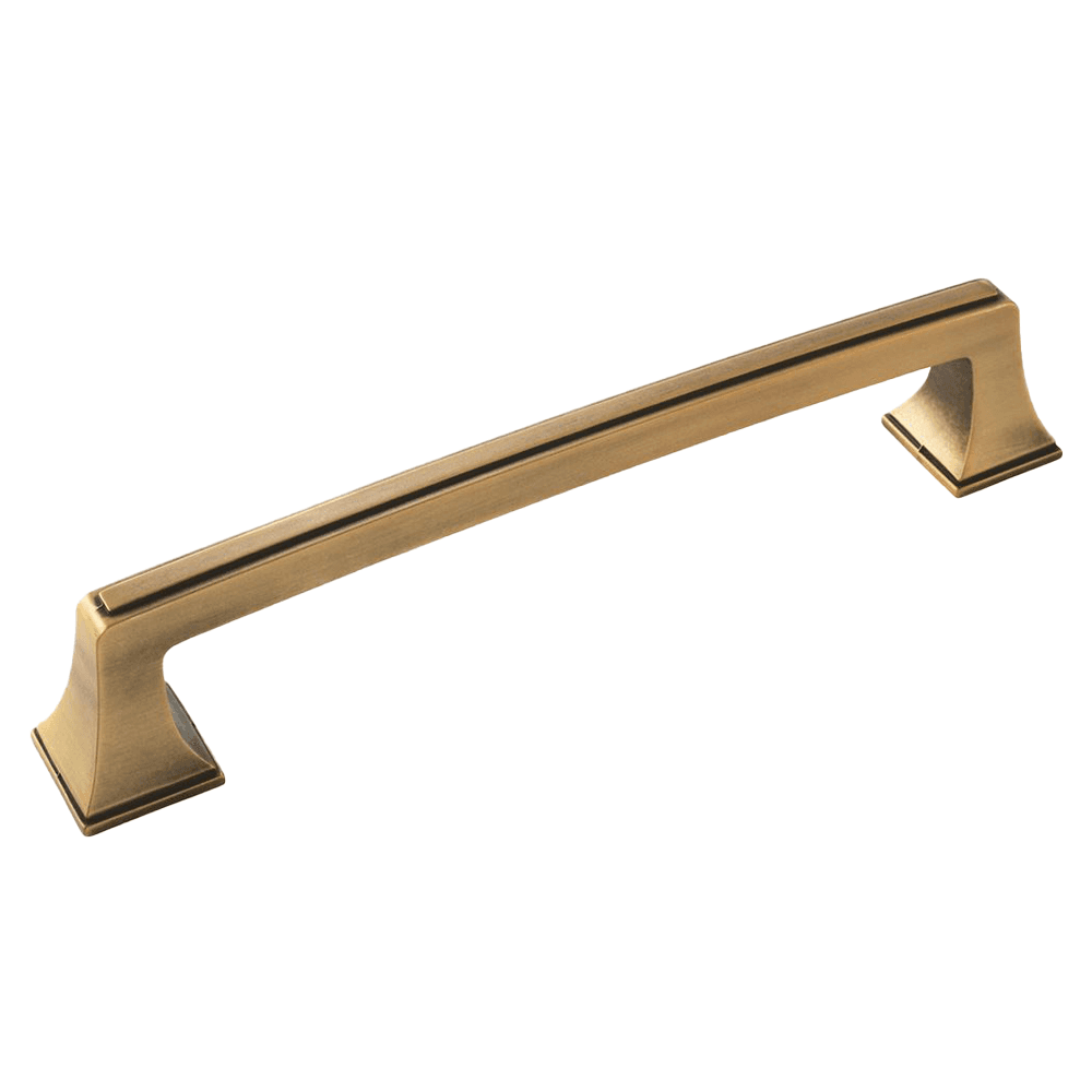 Amerock Mulholland 8in Appliance Pull Gilded Bronze Back View