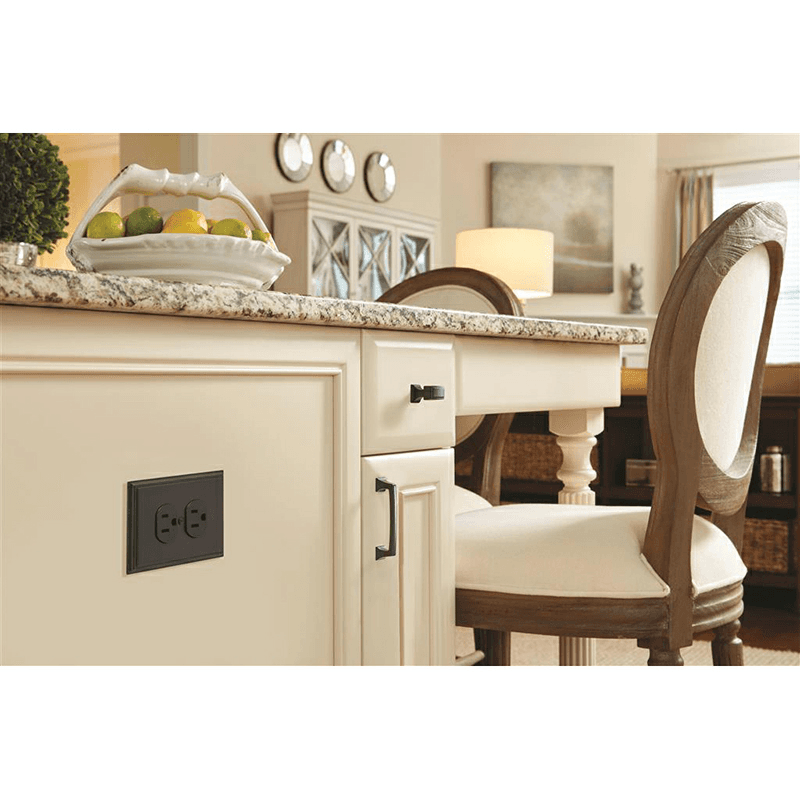 1-1/2&quot; Mulholland Rectangle Knob, Black Bronze Alt 1 - Image