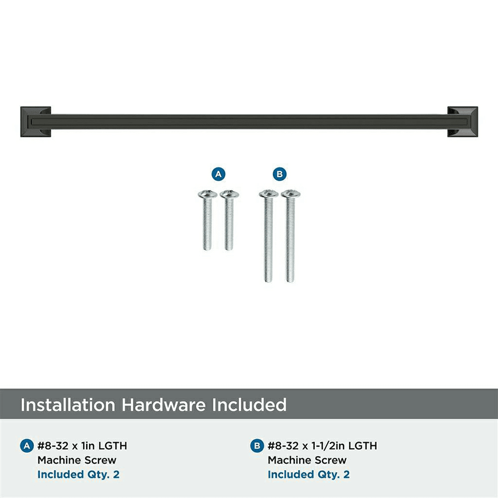 12-5/8" Mulholland Cabinet Pull, Black Bronze Alt 3 - Image