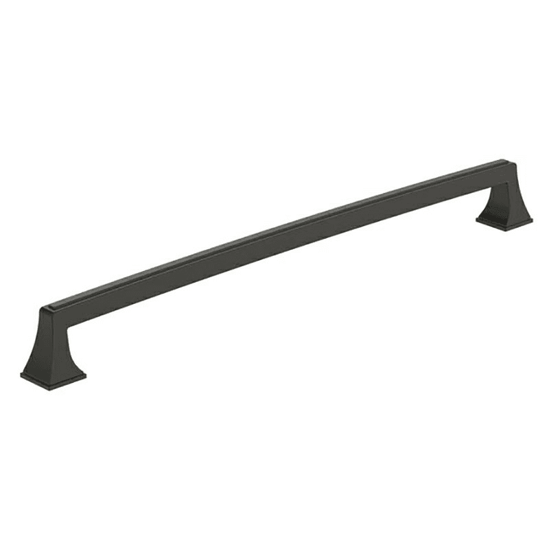 12-5/8" Mulholland Cabinet Pull, Black Bronze Main - Image