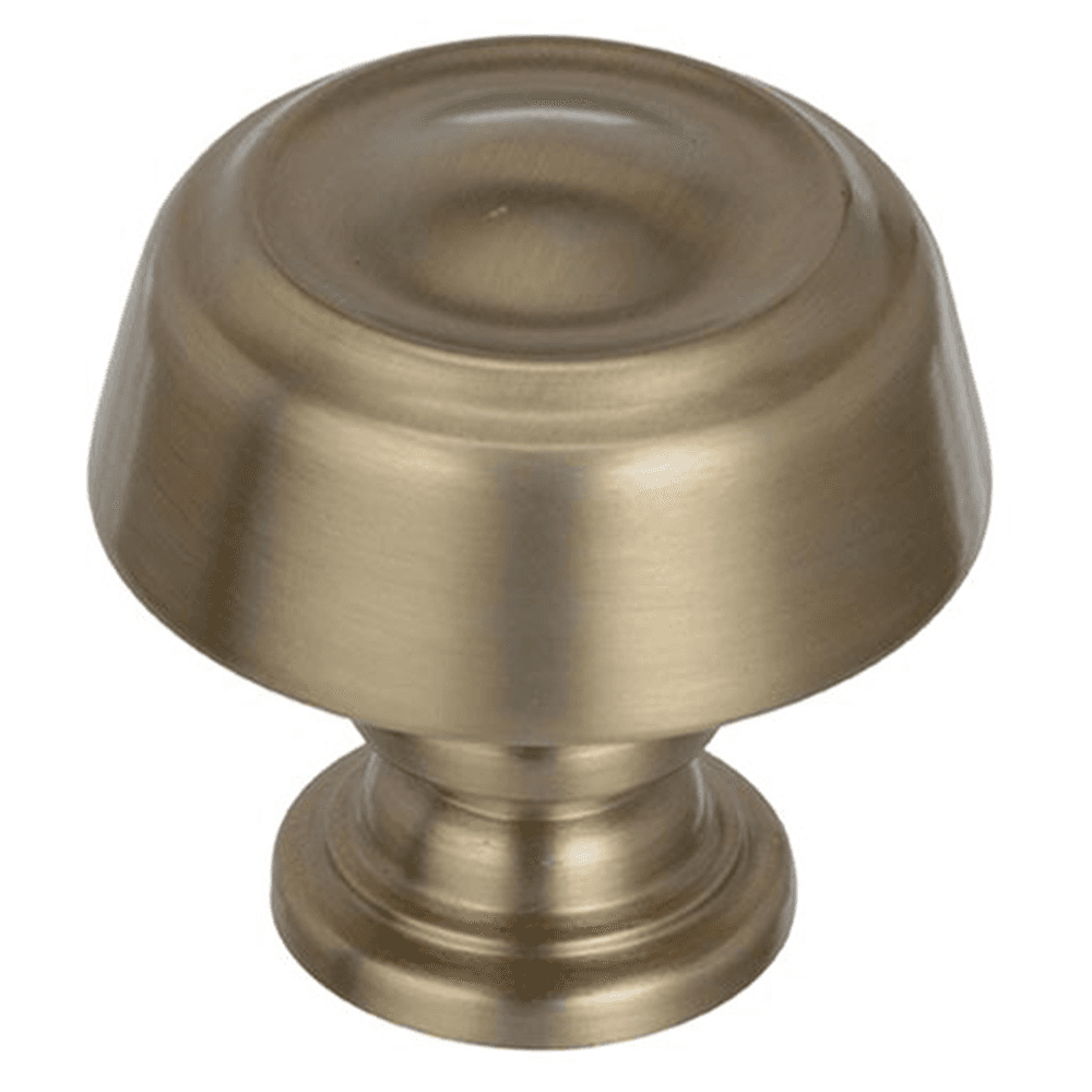 1-3/16" Diameter Kane Mushroom Knob in Golden Champagne by Amerock