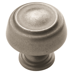 Amerock 1-3/16" Mushroom Knob in Weathered Nickel Finish