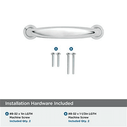 3" Kane Cabinet Pull, Polished Chrome Alt 1 - Image