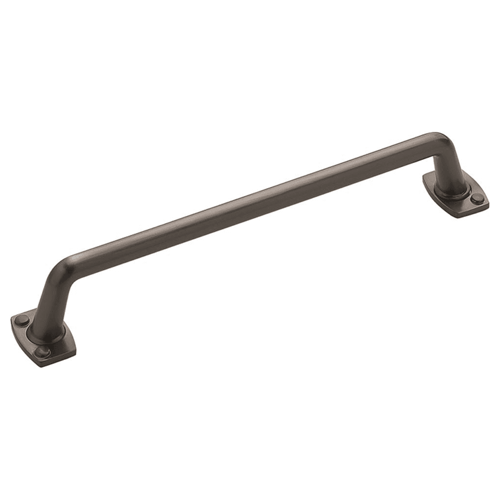 160mm Rochdale Handle Pull with rivets and industrial design in Graphite finish