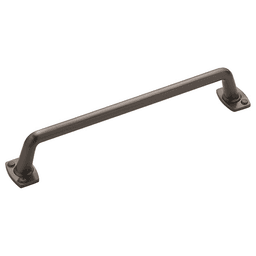 160mm Rochdale Handle Pull with rivets and industrial design in Graphite finish