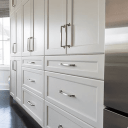 Soft modern lines in Amerock Westerly T-Knob