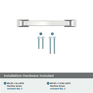 3" Westerly Cabinet Pull, Polished Chrome Alt 2 - Image