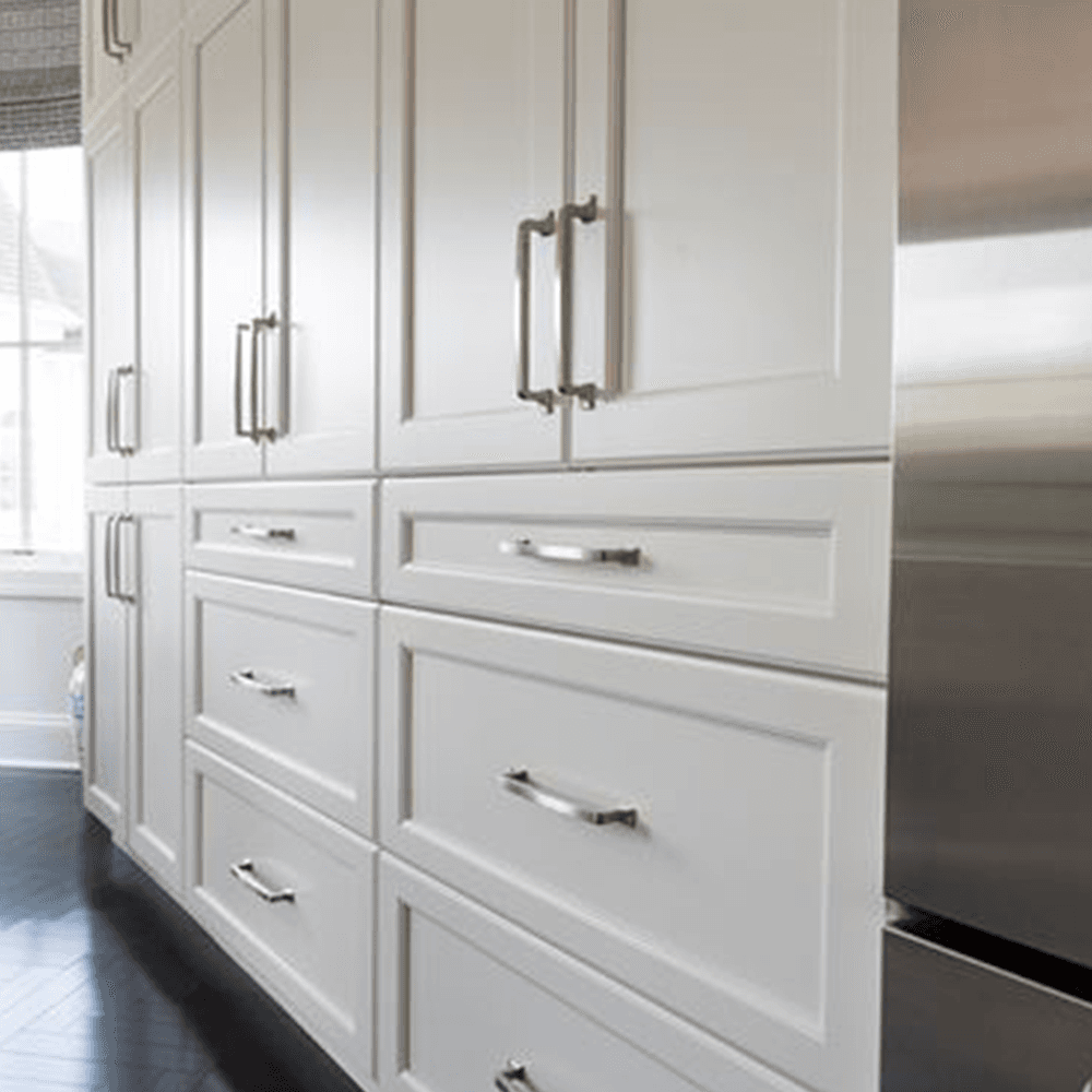 Polished Nickel Westerly&trade; Handle Pull by Amerock for Cabinet Doors and Drawers