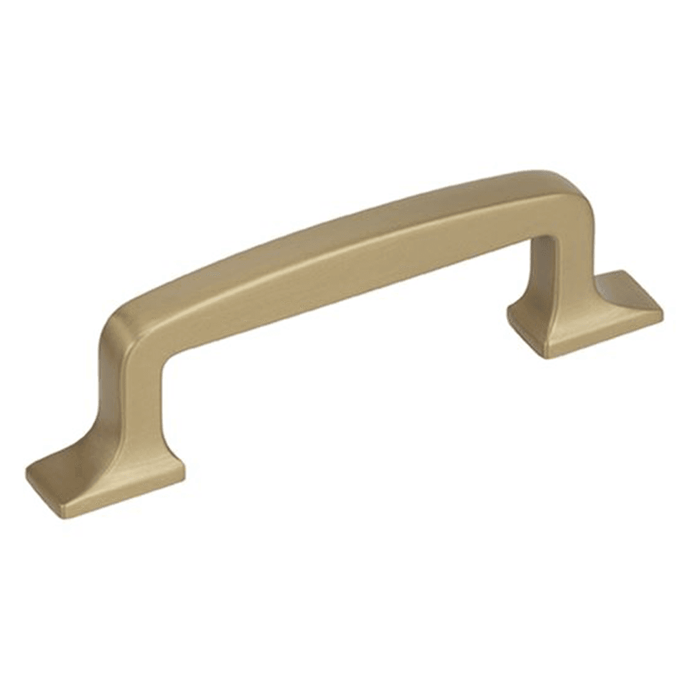 Amerock's Westerly Handle Pull in Golden Champagne - modern and chic