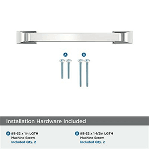 3-3/4" Westerly Cabinet Pull, Polished Chrome Alt 2 - Image