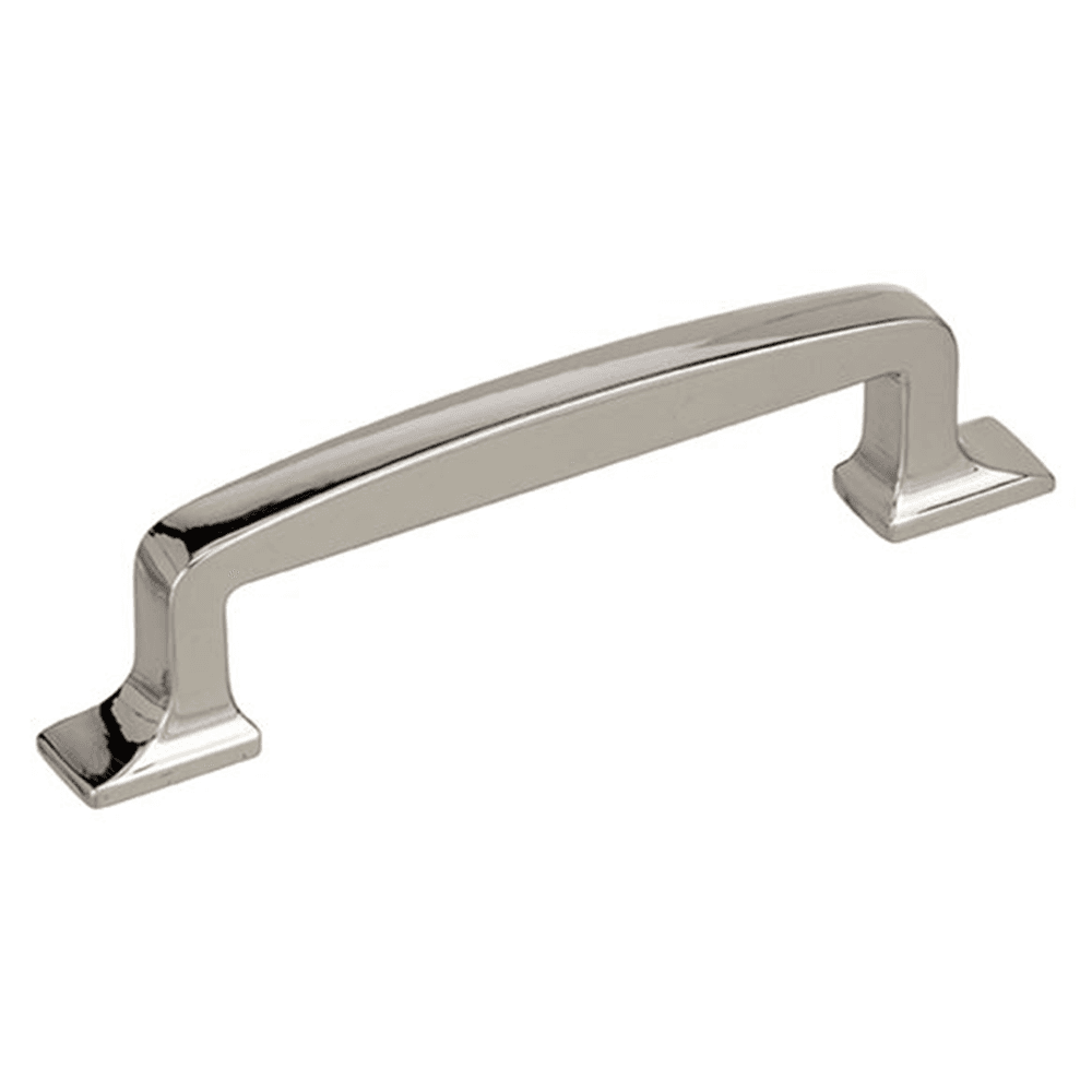 Amerock 96mm Westerly Handle Pull in Polished Nickel on Cabinet Door
