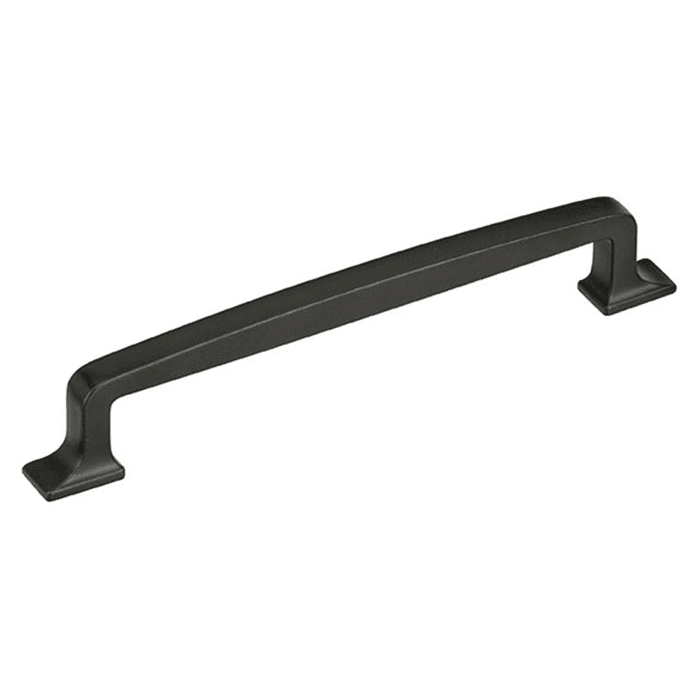 Close-up of Amerock 160mm Westerly Handle Pull in Golden Champagne finish
