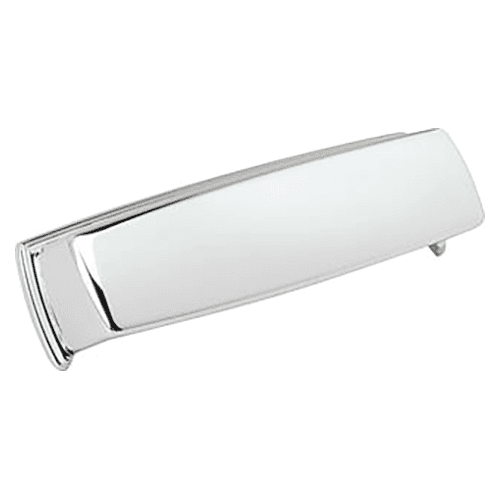 3-3/4" Kane Cup Pull, Polished Chrome, 4-3/8" Length Main - Image