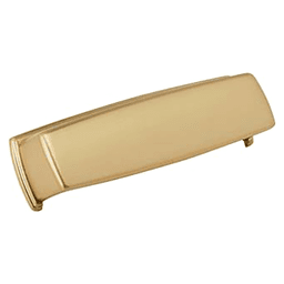 3-3/4" Kane Cup Pull, Champagne Bronze, 4-3/8" Length Main - Image