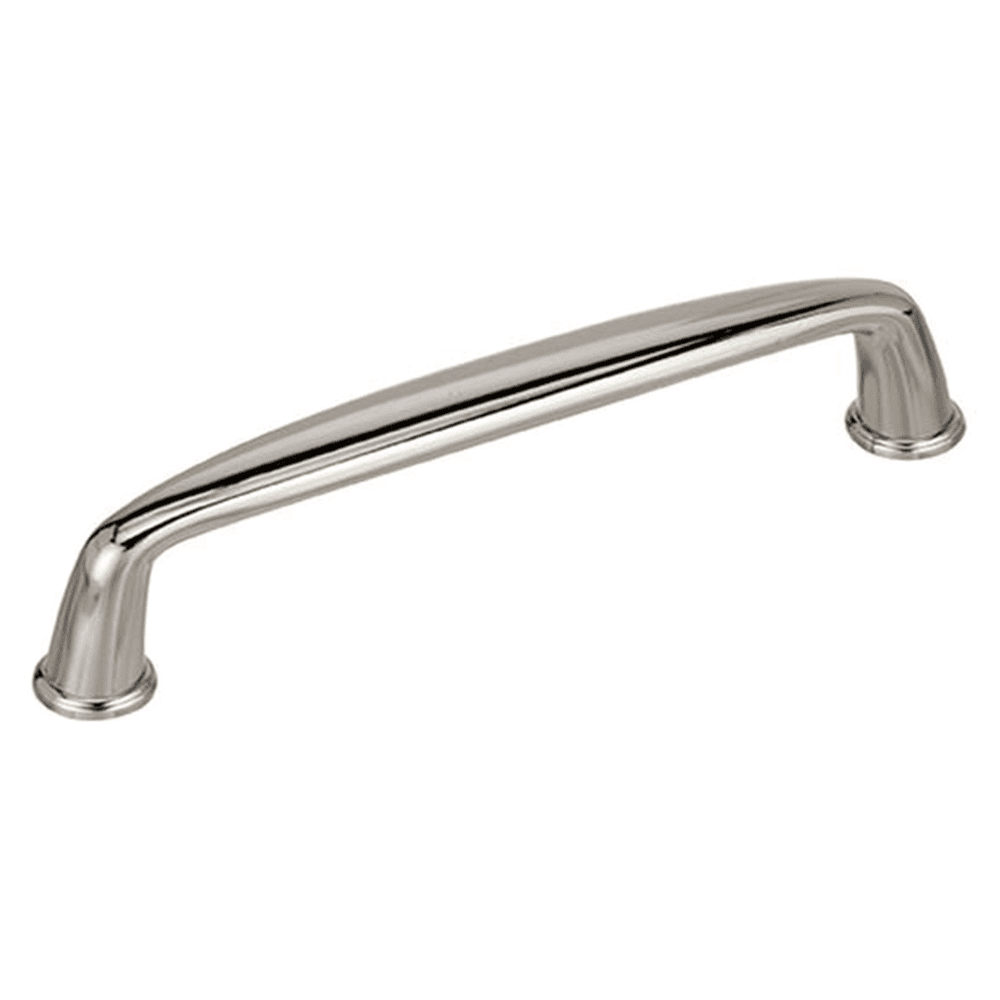128mm Kane Handle Pull in Polished Nickel by Amerock - Front View