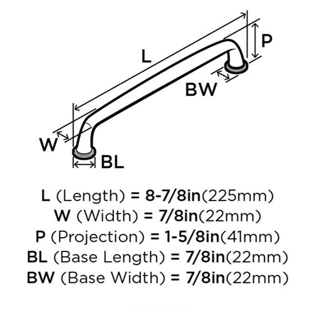 Amerock Kane Pull - Includes Various Screw Sizes