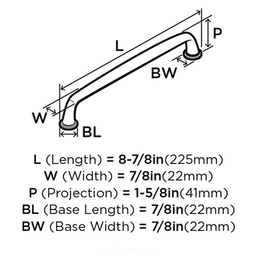 Amerock Kane Pull - Includes Various Screw Sizes