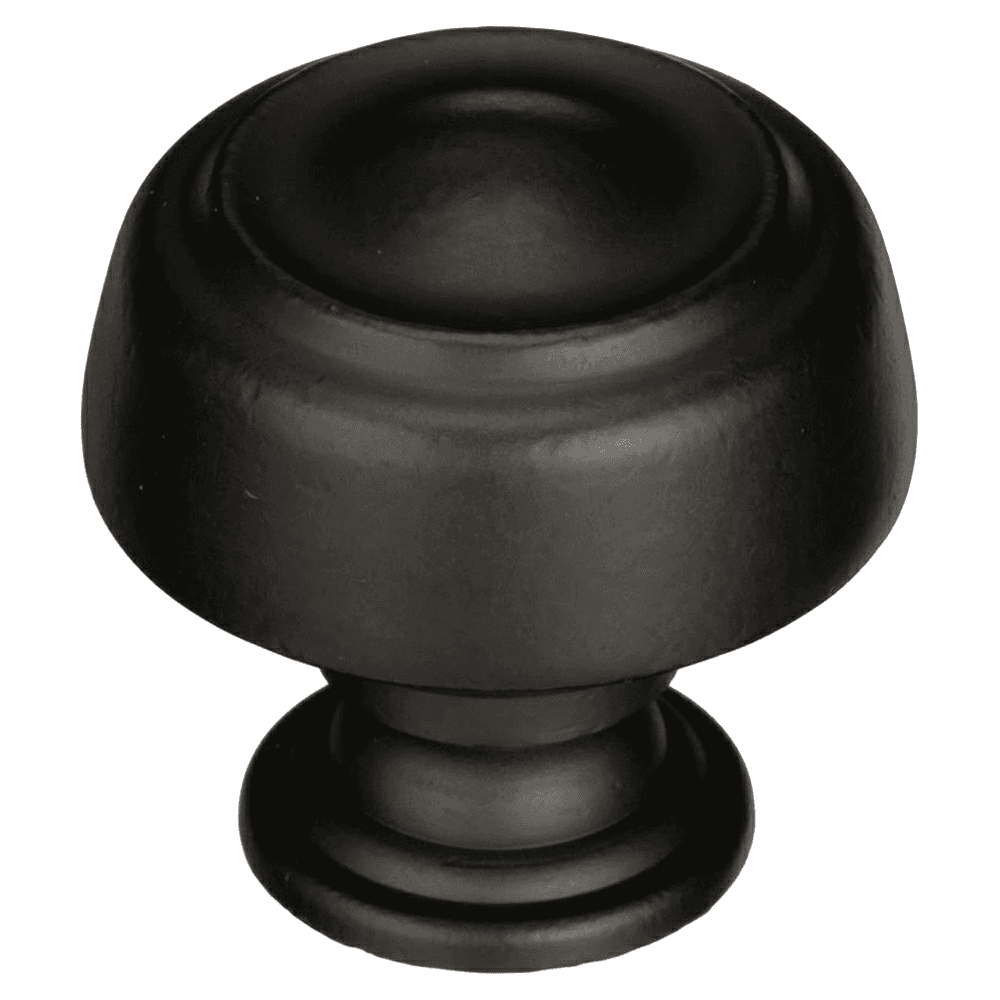 1-5/8&quot; Kane Round Knob, Black Bronze Main - Image