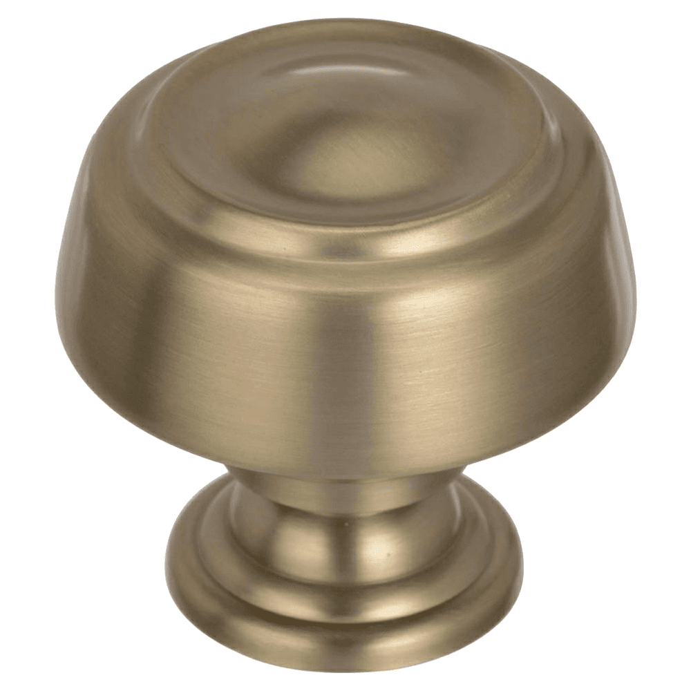 1-5/8&quot; Kane Round Knob, Golden Champagne Main - Image