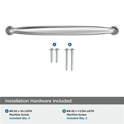 7-9/16" Kane Cabinet Pull, Satin Nickel Alt 1 - Image