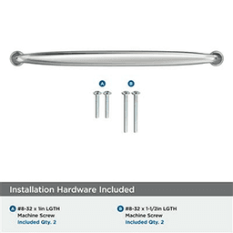 8-13/16" Kane Cabinet Pull, Polished Nickel Alt 1 - Image