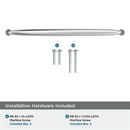 12-5/8" Kane Cabinet Pull, Satin Nickel Alt 1 - Image