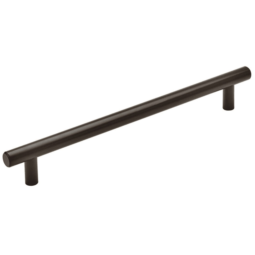 Amerock 12" Bar Pulls Appliance Pull in Black Bronze on kitchen cabinets
