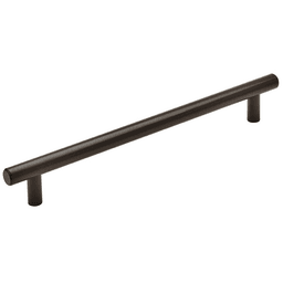 Amerock 12" Bar Pulls Appliance Pull in Black Bronze on kitchen cabinets