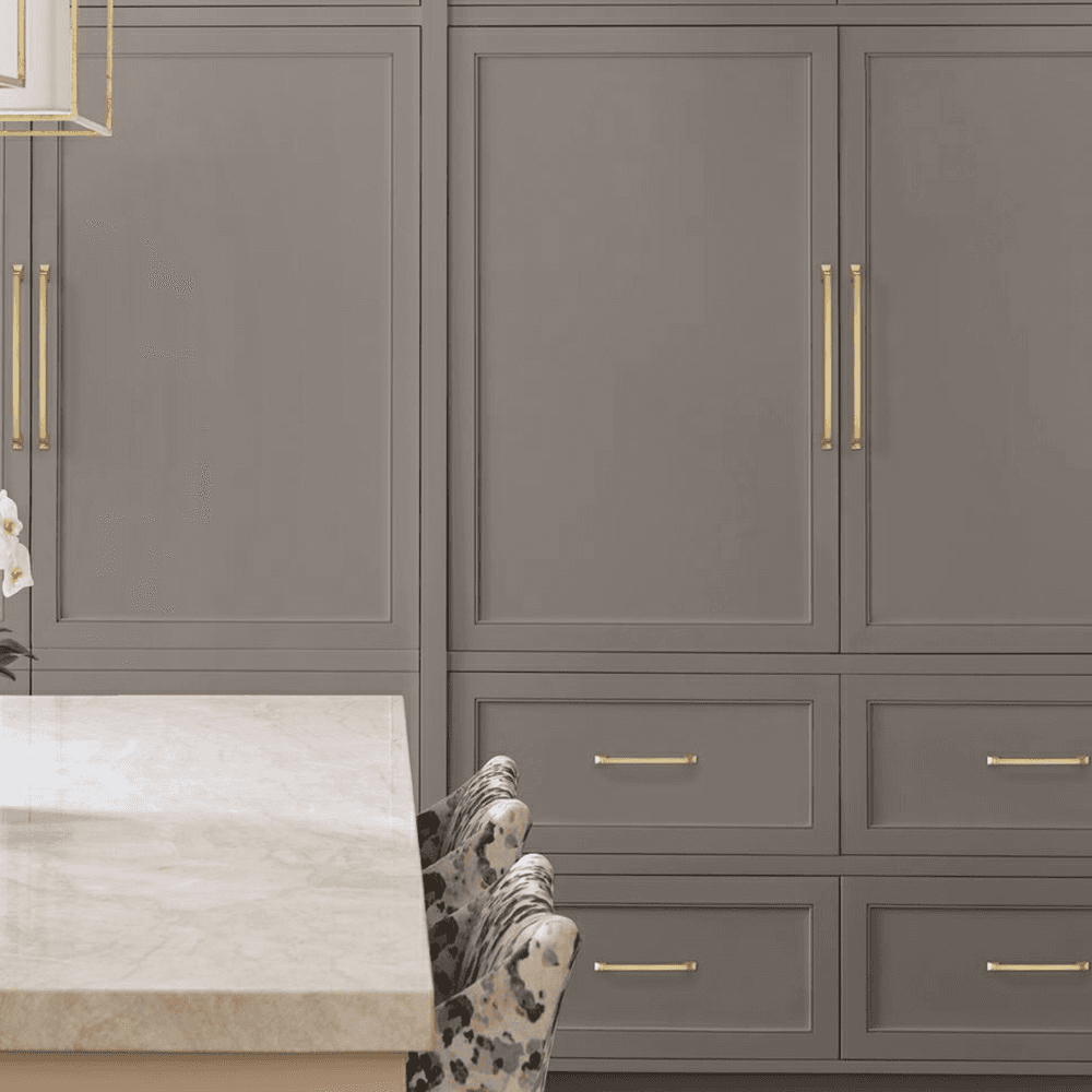 Soft modern lines in the Westerly collection by Amerock