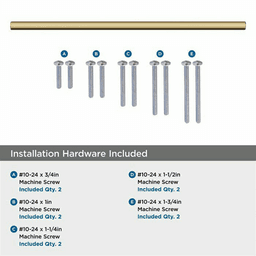 18" Bar Pulls Appliance Pull, Champagne Bronze Alt 3 - Image