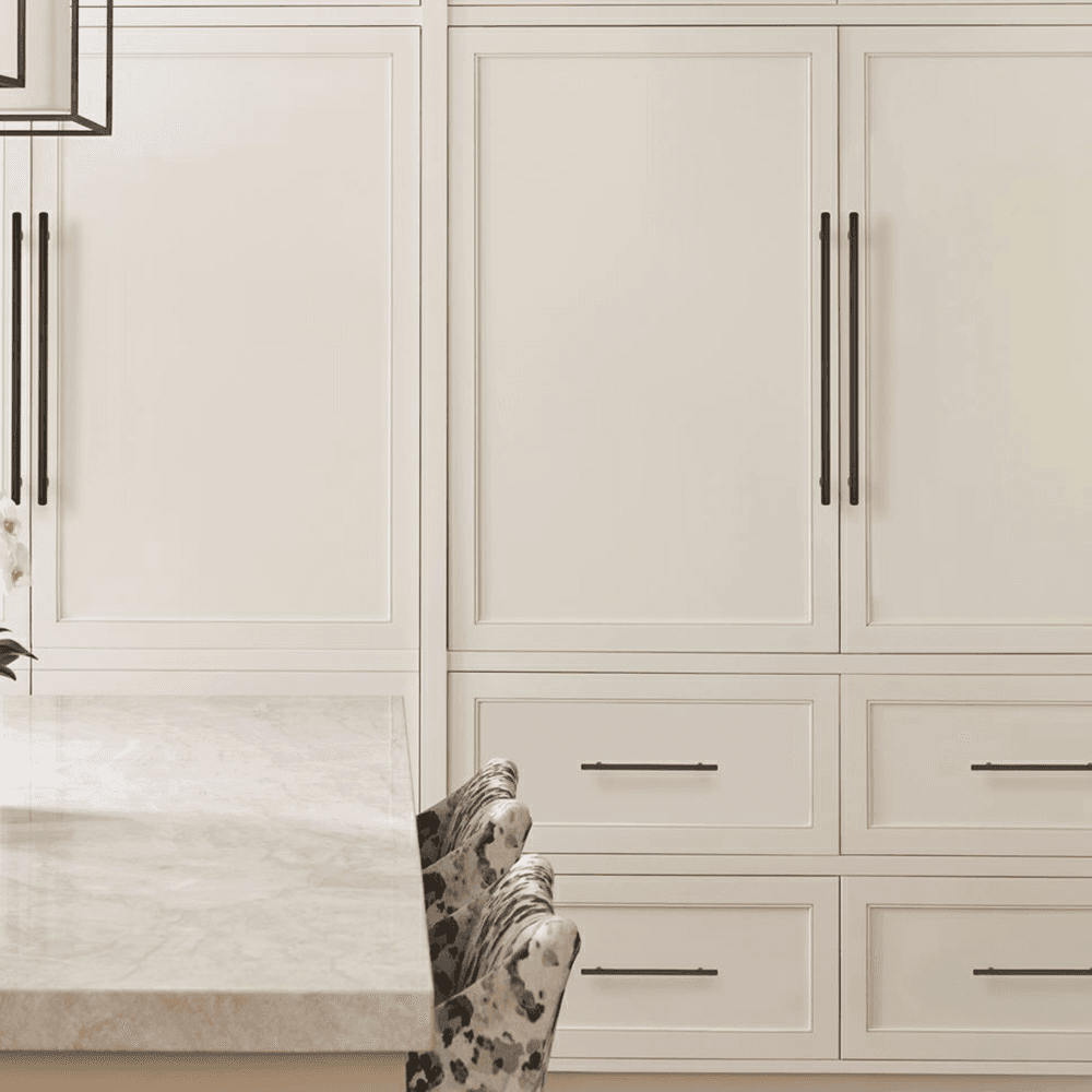Golden Champagne Appliance Pull - Angle View