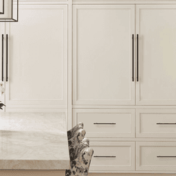 Golden Champagne Appliance Pull - Angle View