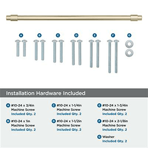 18" Destine Appliance Pull, Golden Champagne Alt 2 - Image