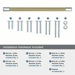 12" Esquire Appliance Pull, Golden Champagne Alt 3 - Image