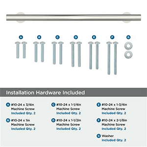 12" Radius Appliance Pull, Polished Nickel Alt 2 - Image