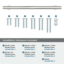 12" Radius Appliance Pull, Polished Nickel Alt 2 - Image