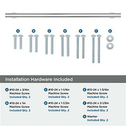 18" Radius Appliance Pull, Polished Nickel Alt 2 - Image